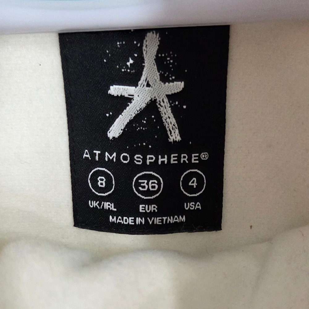 Atmosphere White Funnel Neck Belted Coat Winter Warm‎ Jacket Size 4 - Picture 3 of 15